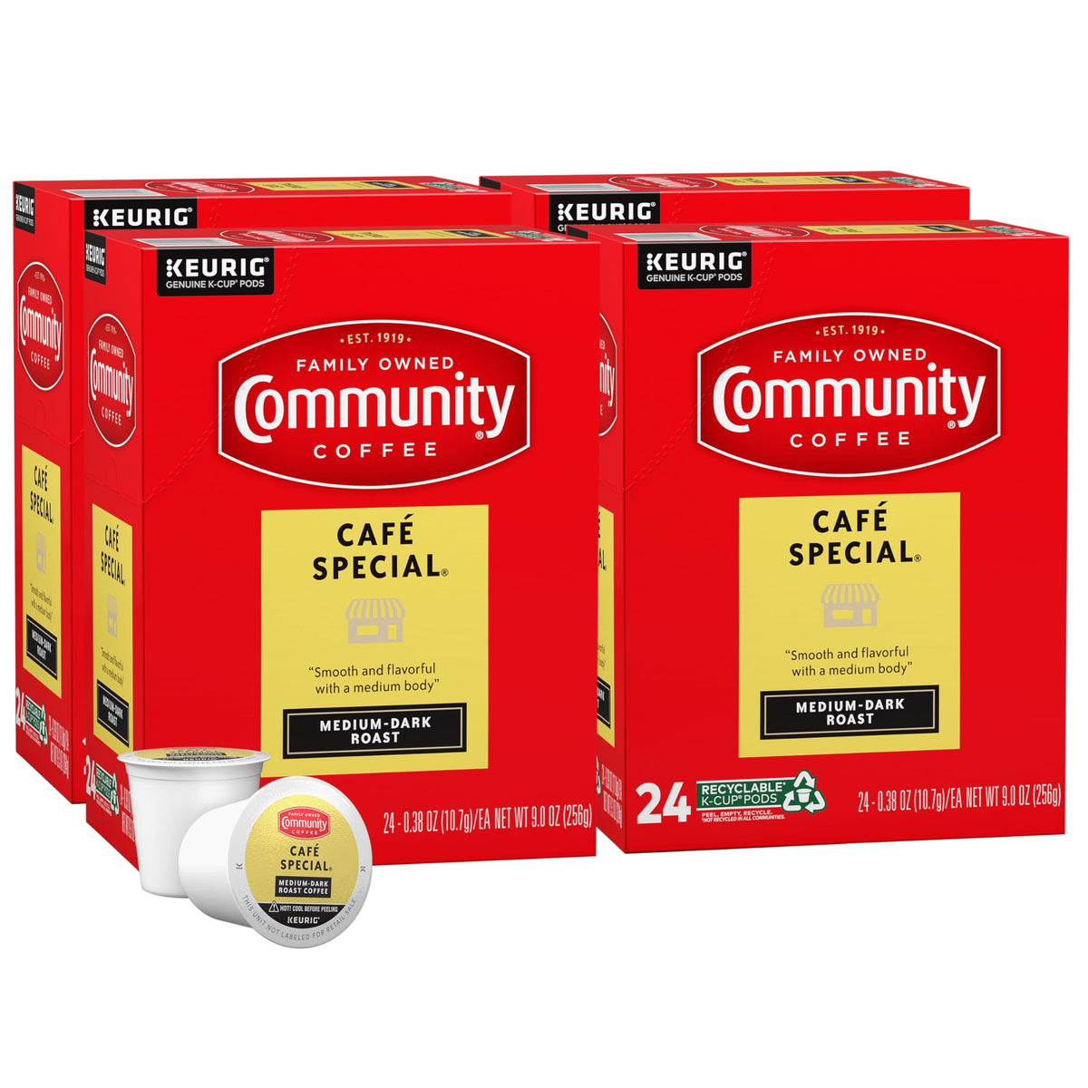 Community Coffee Grandma's Sugar Cookie Keurig K-Cup Pods, Limited Edition Holiday Flavor, Natural Ingredients, 10 Count (Pack of 1)