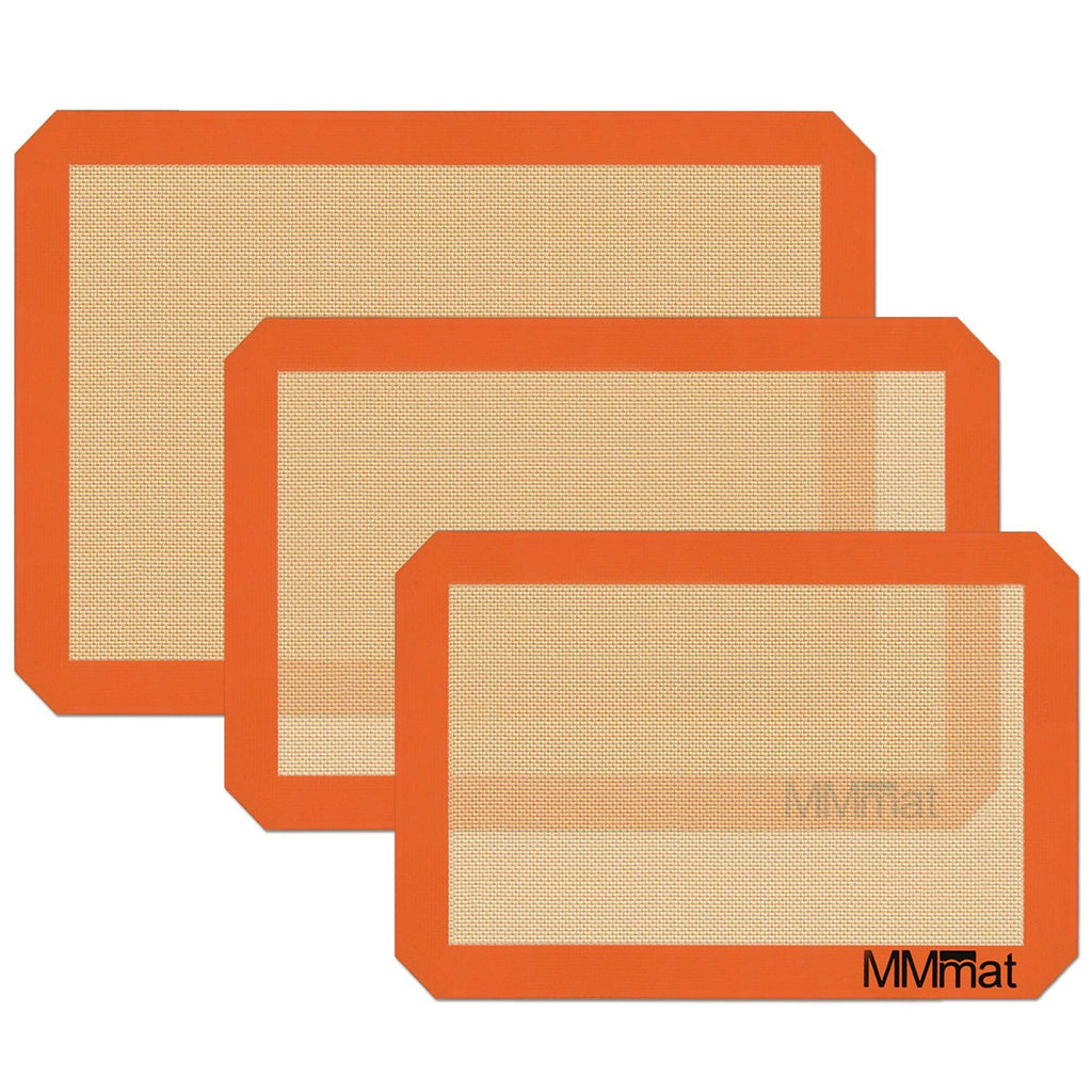 MMmat Best German Silicone Baking Mat - Half + Medium + Quarter Sheets Set
