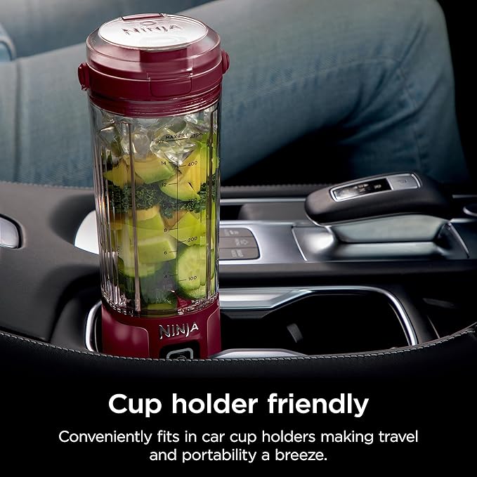 Ninja Blast Portable Blender, Cordless, 18oz Vessel, Cranberry Red, BC151CR