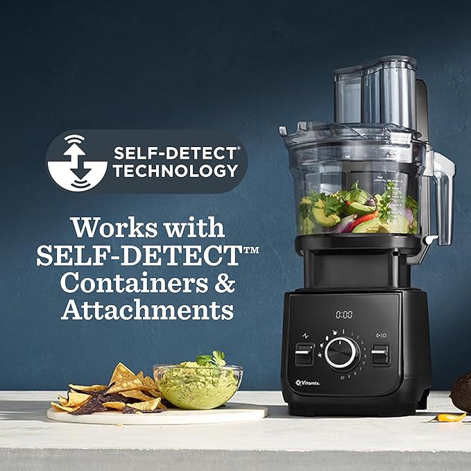Vitamix Ascent X2 Blender with Three Blending Programs, Self-Cleaning Program, Professional-Grade Blender for Smoothies, Soups and More, Stainless-Steel Blades, 48 Oz Container, Shadow Black