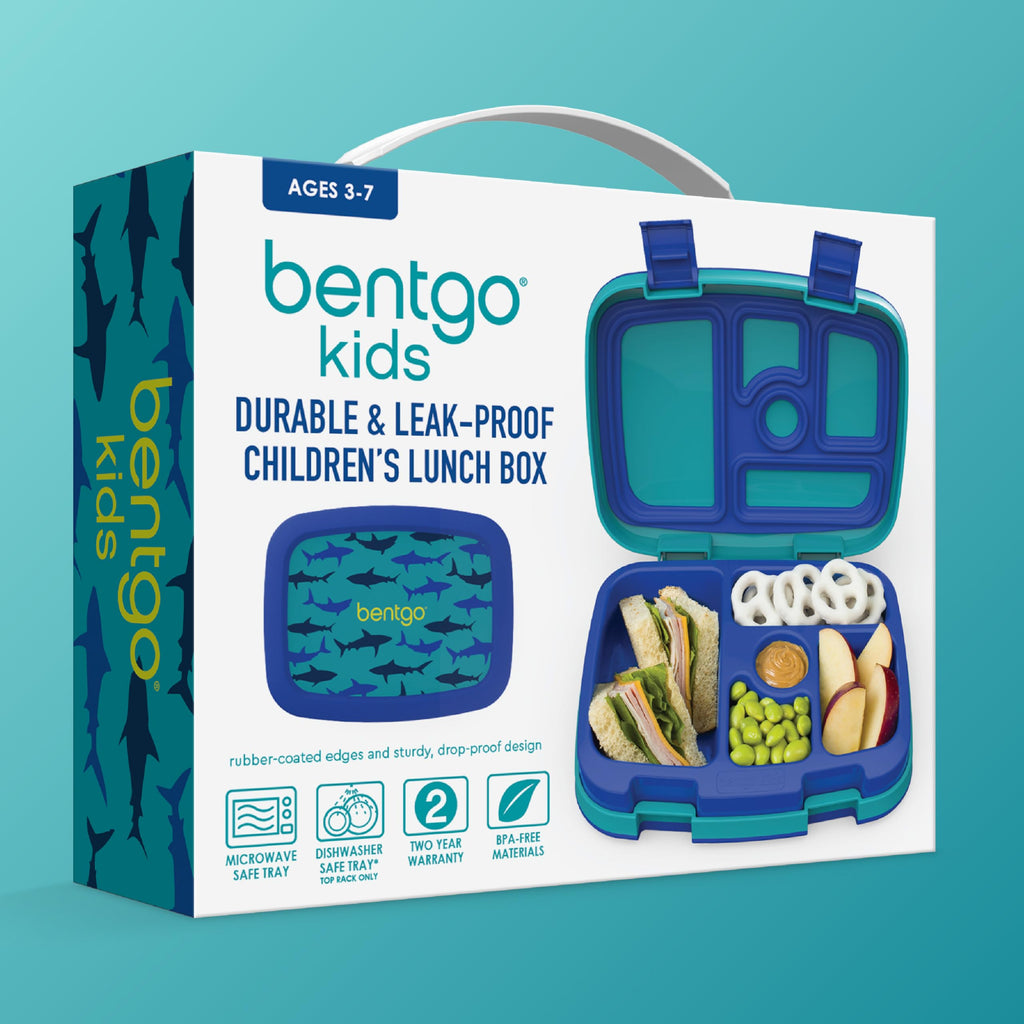 Bentgo Kids Prints Leak-Proof 5-Compartment Bento-Style Kids Lunch Box