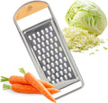 Kings County Tools Cheese Grater Handheld, Flat Food Grater, 12” x 4.5”