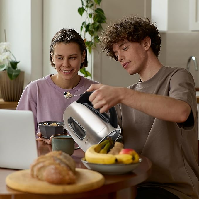 Mixpresso 1.7 Liter Stainless Steel Electric Kettle