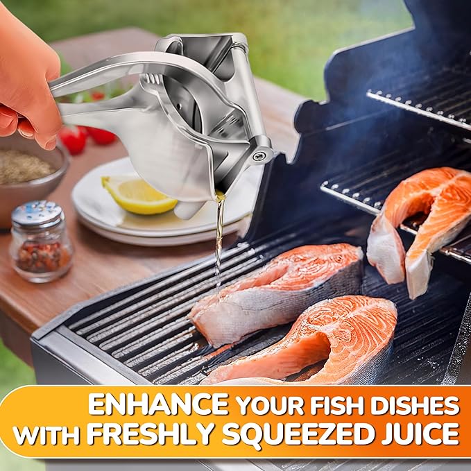 Manual Juicer Hand Press, 0.6 L, Ergonomic Handle, Aluminum Alloy