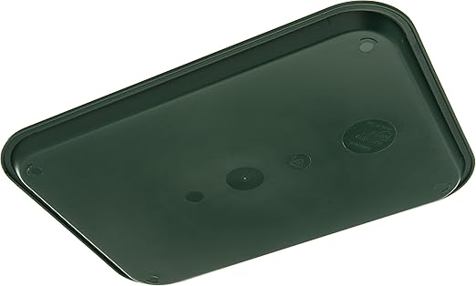 Carlisle FoodService Products Café Cafeteria Tray, Fast Food Tray for Restaurant or Commercial Use, 12" x 16", 24 Count, Forest Green