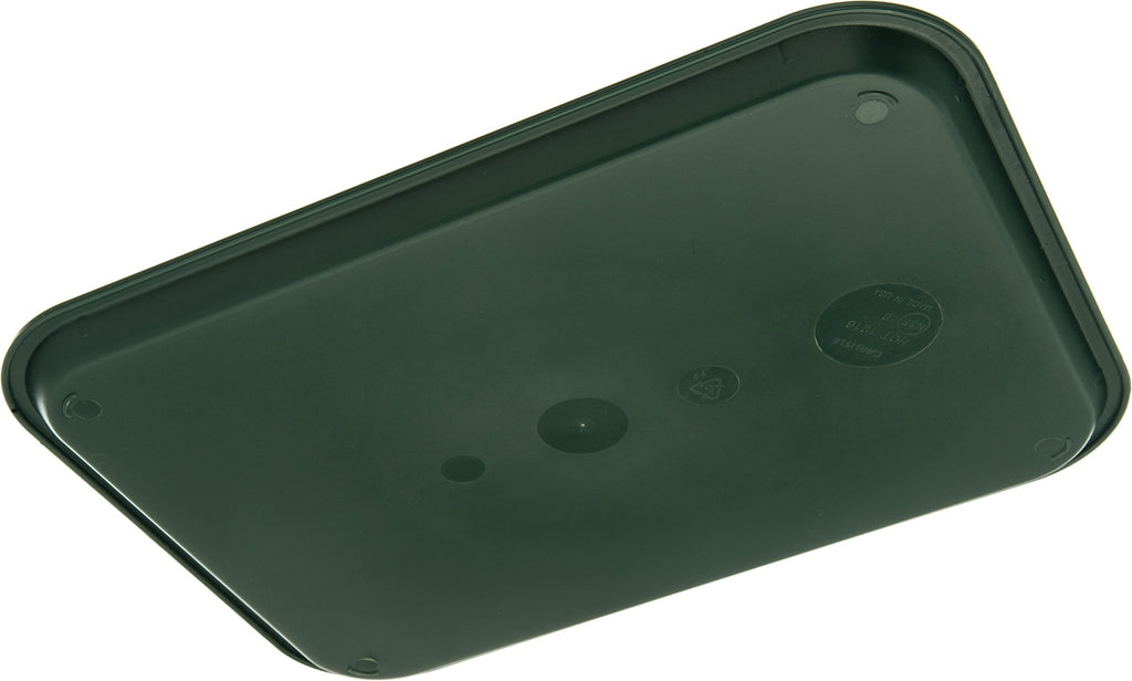 Carlisle FoodService Products Café Cafeteria Tray, Fast Food Tray for Restaurant or Commercial Use, 12" x 16", 24 Count, Forest Green