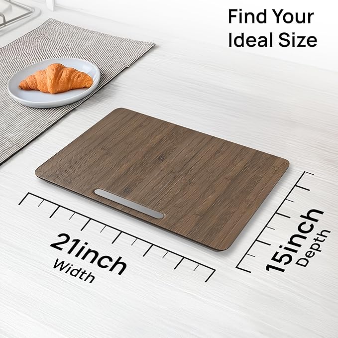Ibyx Appliance Slider, Sliding Tray for Coffee Maker, 21 x 15 in, Brown