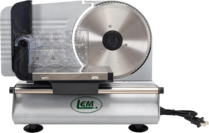 LEM Products 7.5" Electric Meat Slicer, Kitchen Appliance for Home Use