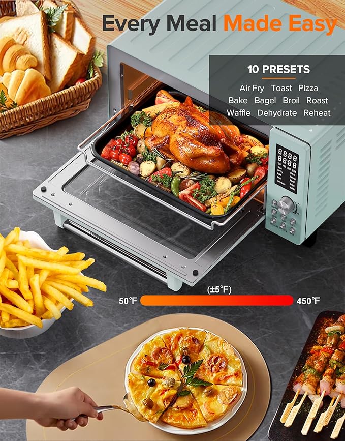 Nuwave Bravo Pro Smart Air Fryer Toaster Oven Countertop Combo