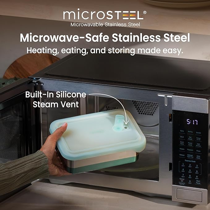 Bentgo MicroSteel Heat & Eat Leak-Proof Stainless Steel Container