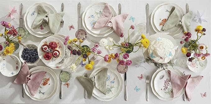 Lenox Butterfly Meadow Porcelain 28-Piece Dinnerware Set for 4