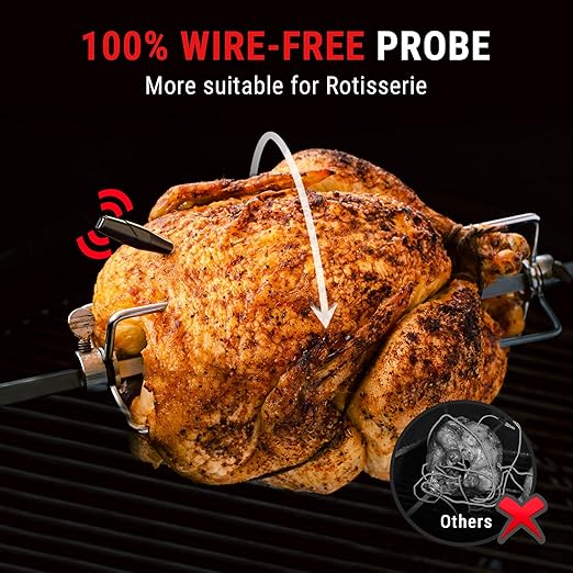 TempPro TempSpike 1000FT Wireless Meat Thermometer Digital with 2 Probes