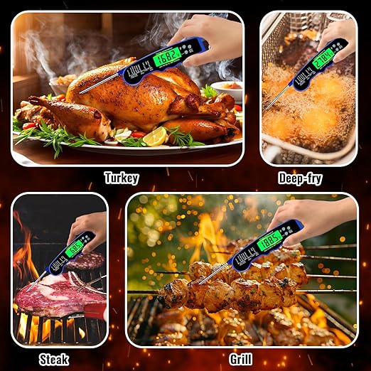 Meat Thermometer Digital, Instant Read Digital Meat Thermometer