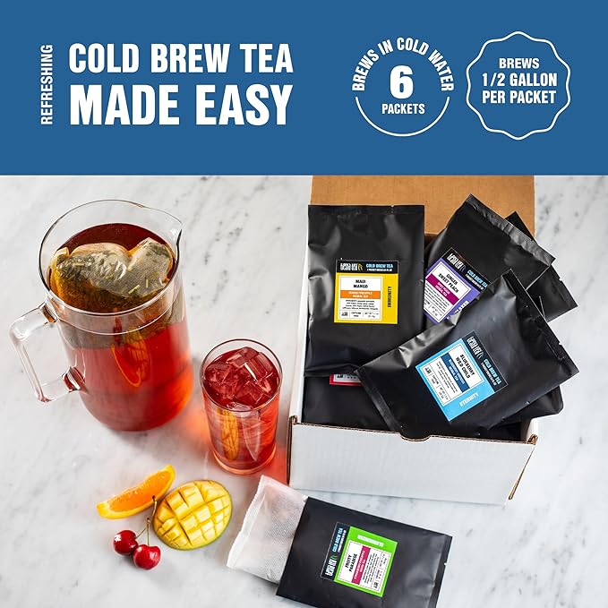 Tiesta Tea - 6-Pack Cold Brew Variety, Loose Leaf