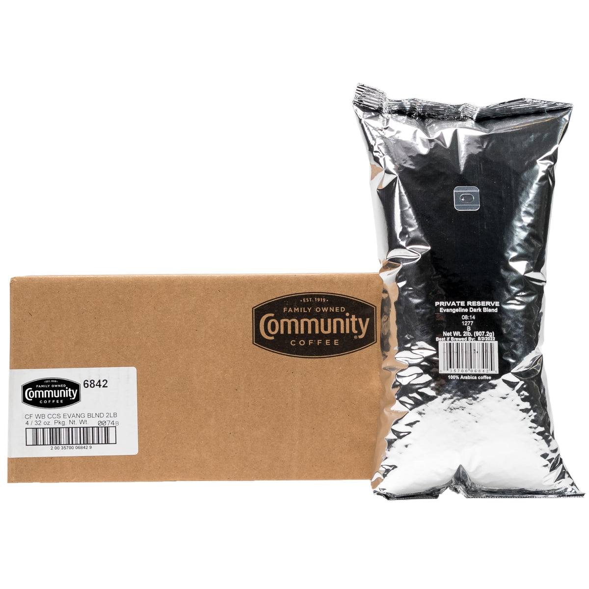 Community Coffee Dark & Bold Espresso Blend, Dark Roast Whole Bean Coffee, 11 Ounce Bag (Pack of 1)