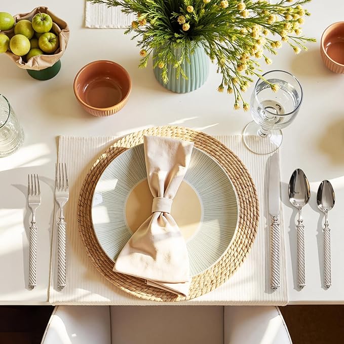 Silverware Set for 6, 30 Piece Flatware Set, 18/10 Stainless Steel