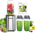 Ganiza Smoothie Blenders, 14Pcs Personal Blender for Shakes and Smoothies for Kitchen with 3 Portable Blender Cups (1x24oz & 2X17oz), Single Serve Smoothies Maker for Juices