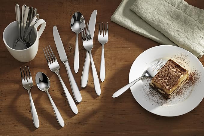 Oneida Mooncrest 20-Piece 18/0 Silverware Set for 4, Flatware