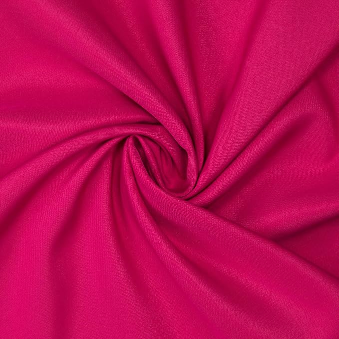 Gee Di Moda Rectangle Tablecloth - 60 x 102 Inch Fuchsia Table Cloth for 6 Foot Rectangle Tables - Heavy Duty Washable Fabric - for Holiday Party, Dinner, Weddings, Baby Shower & Events