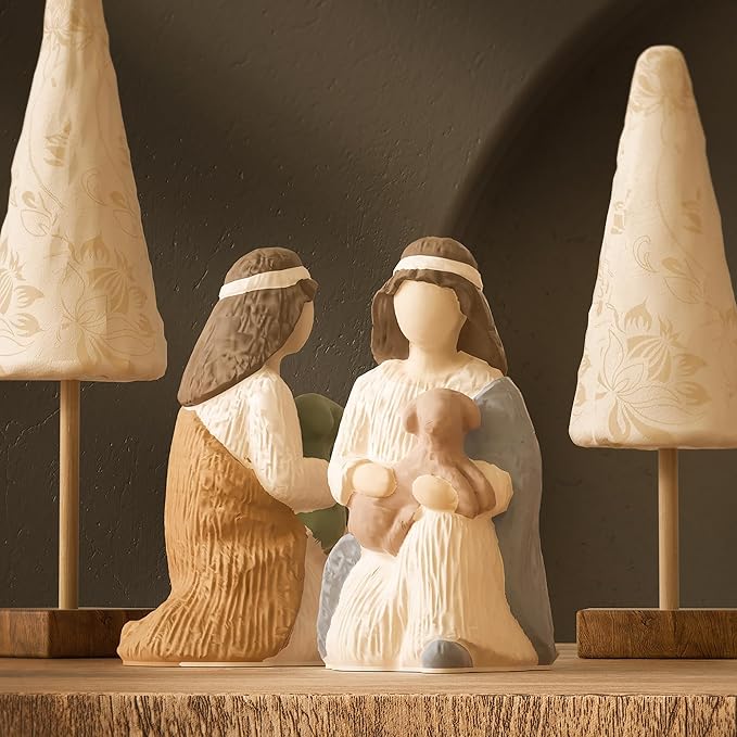 Nativity Scene Jesus Maria Candle Angel Mold Resin Casting Mold Resin Making Molds Silicone Mold for Candle Home Decorate Candle Making Mold