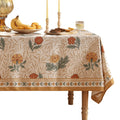 patdrea Vintage Linen Tablecloth,Rectangular,87"x55"-RosaSilvestre A