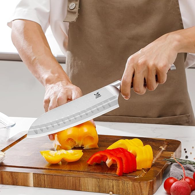 MSY BIGSUNNY 5pcs Knife Set Kitchen Utensils Knife, German Stainless Steel Professional Chef Kitchen Knife Set