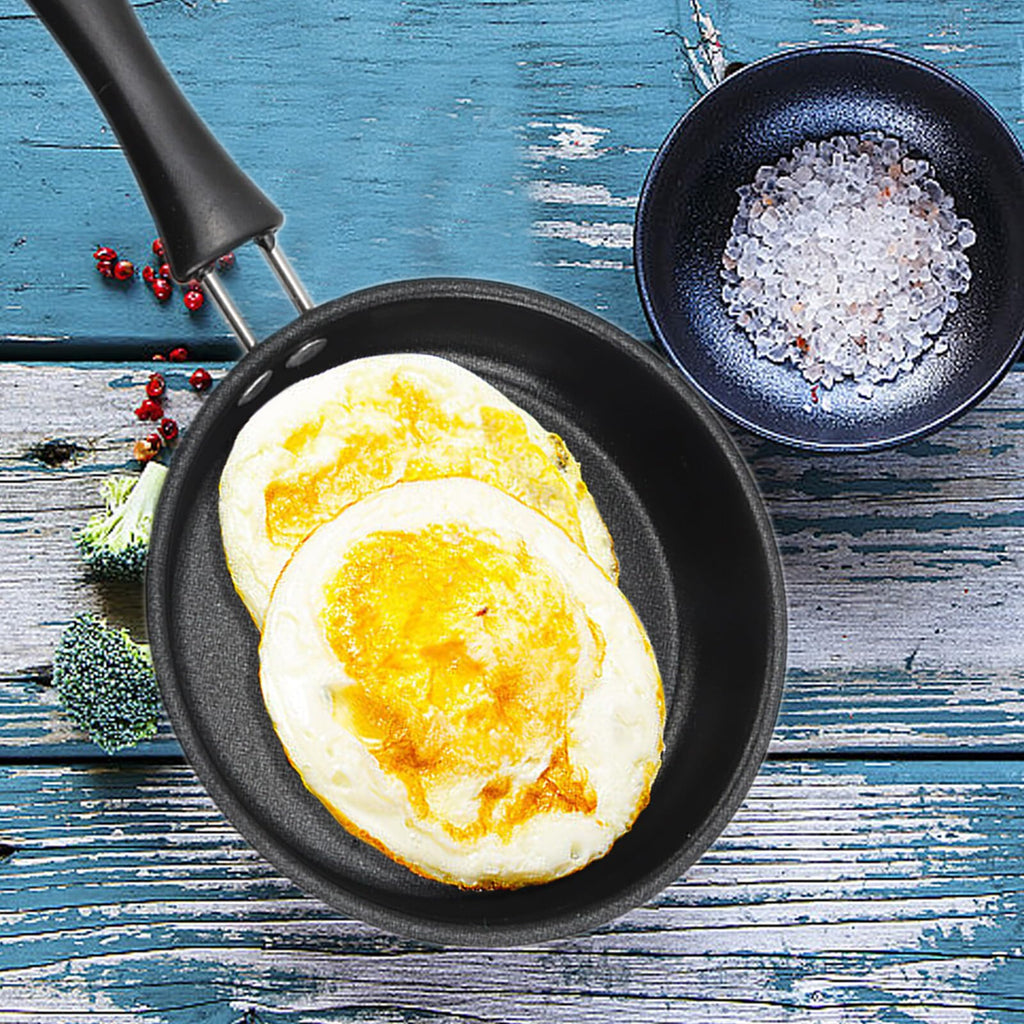 Mini Nonstick Egg & Omelet Pan – 4.7” Single Serve Frying Pan/Skillet, Diamond Infused, Multipurpose Pan Designed for Eggs, Pancakes, Dishwasher Safe