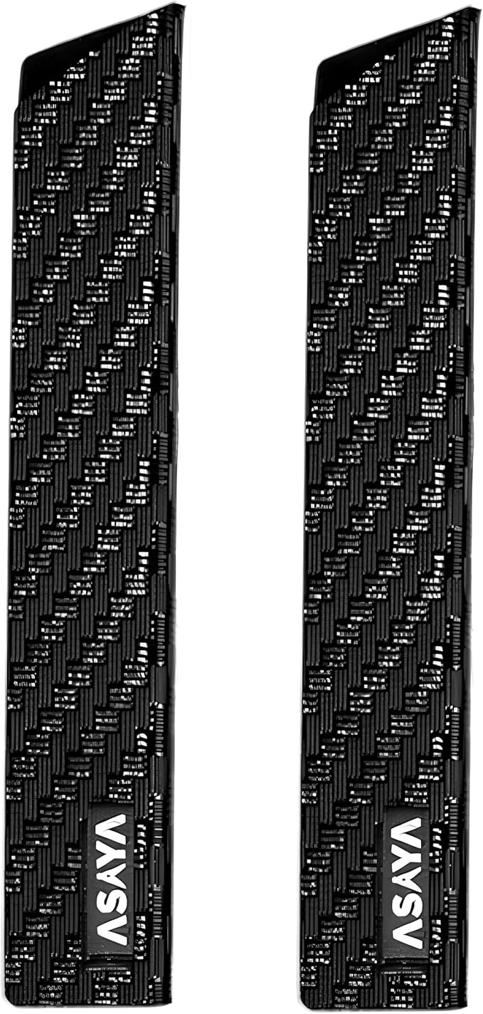 Asaya Professional Chef Knife Edge Guards – 2 Piece Steak Knives Universal Covers, 6.5" x 1.25" - Extra Strength ABS Plastic and Food Safe Kitchen Knife Sheath Covers – Knives Not Included (2 Piece S)