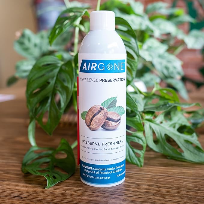Airgone Argon Gas Flush for Wine, Coffee and Food Preservation | FreshPort