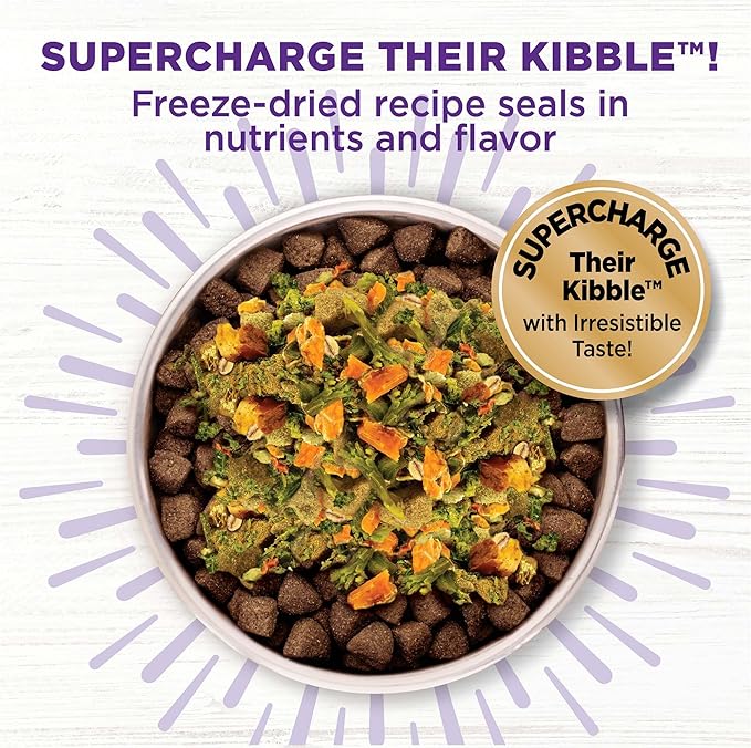 Wellness Bowl Boosters Joint Health Dog Food Topper with Freeze Dried Pieces for Small, Medium, and Large Breeds, Grain Free, Natural, Chicken Recipe, 4 oz Bag