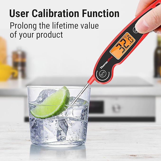 TempPro TempSwift Instant Read Meat Thermometer for Cooking