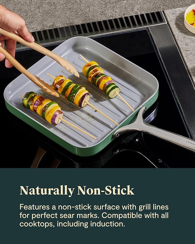 Caraway 11" Non-Stick Square Grill Pan