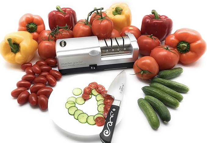 Master Grade Premium Knife Sharpener Bundle Deal with Martin Yan's Chef Knife