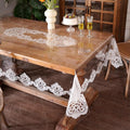 Artbloss Clear Table Cover Protector Rectangle Vinyl Table Cloth, 60" x 84"