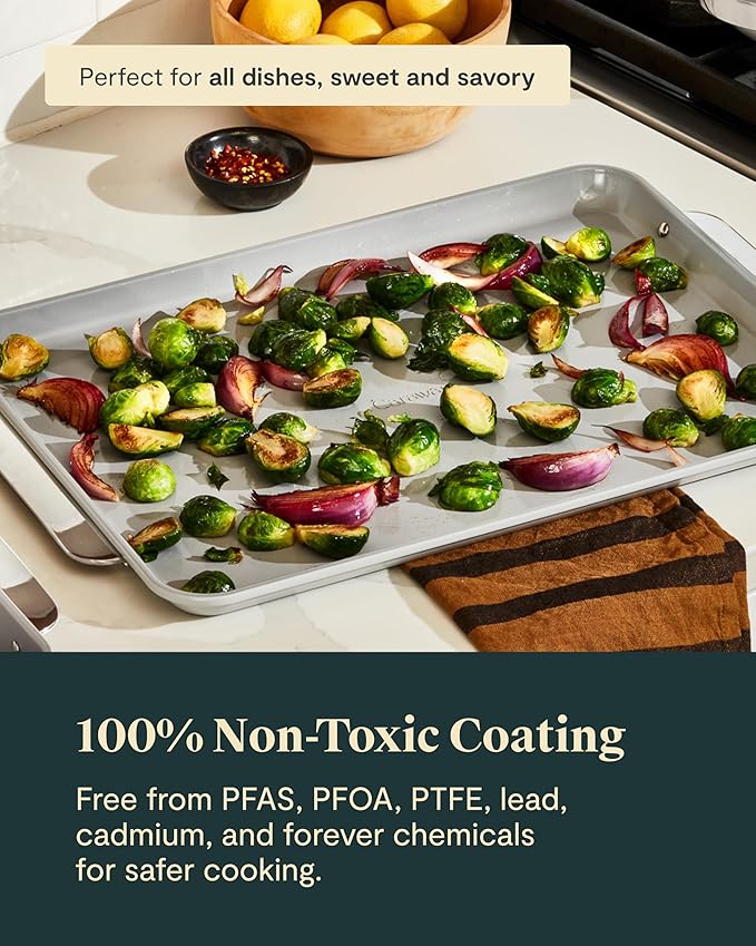 Caraway Non-Stick Ceramic-Coated 18" x 13" Baking Sheet