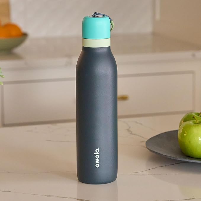 Owala FreeSip Twist Stainless Steel Water Bottle 24 oz Foggy Tide