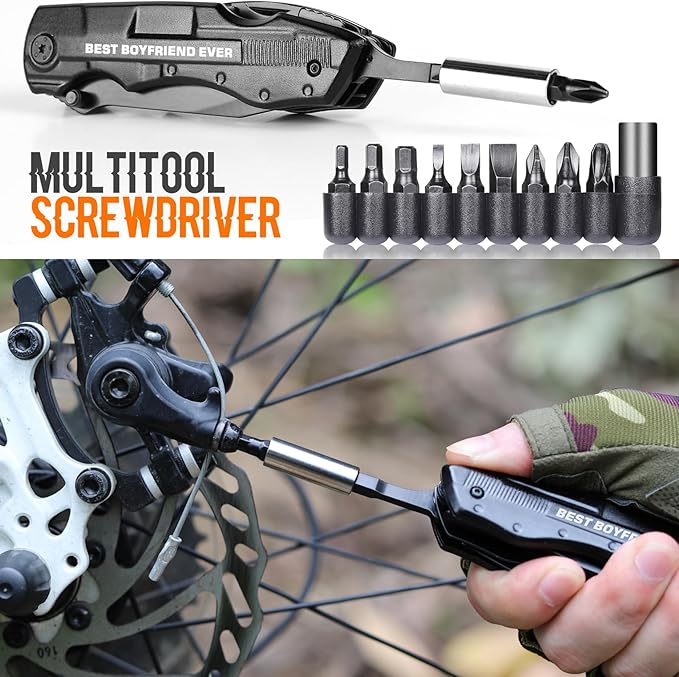 Gifts for Boyfriend, Multitool Knife"BEST BOYFRIEND EVER", Birthday Gifts for Boyfriend - Best Boyfriend Ever Gifts, Boyfriend Christmas Gift, Valentines Day Gifts for Boyfriend, Camping Gifts