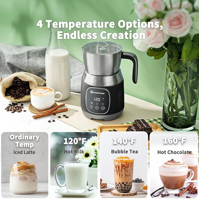 Maestri House DualFro 600 Milk Frother and Steamer 21oz/600mL