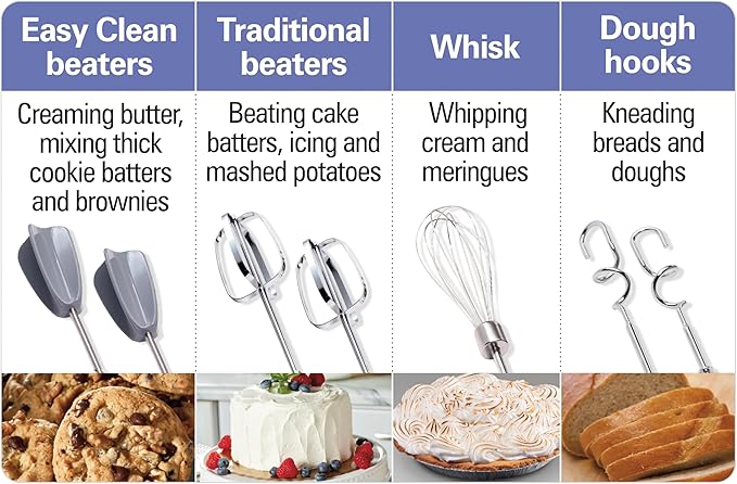 Hamilton Beach 6-Speed Electric Hand Mixer With Easy Clean Beaters