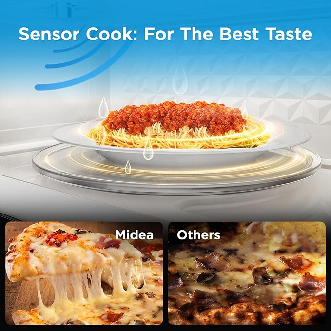 Midea Over the Range Microwave Oven, 1.2 Cu.Ft, 1000W, Stainless Steel