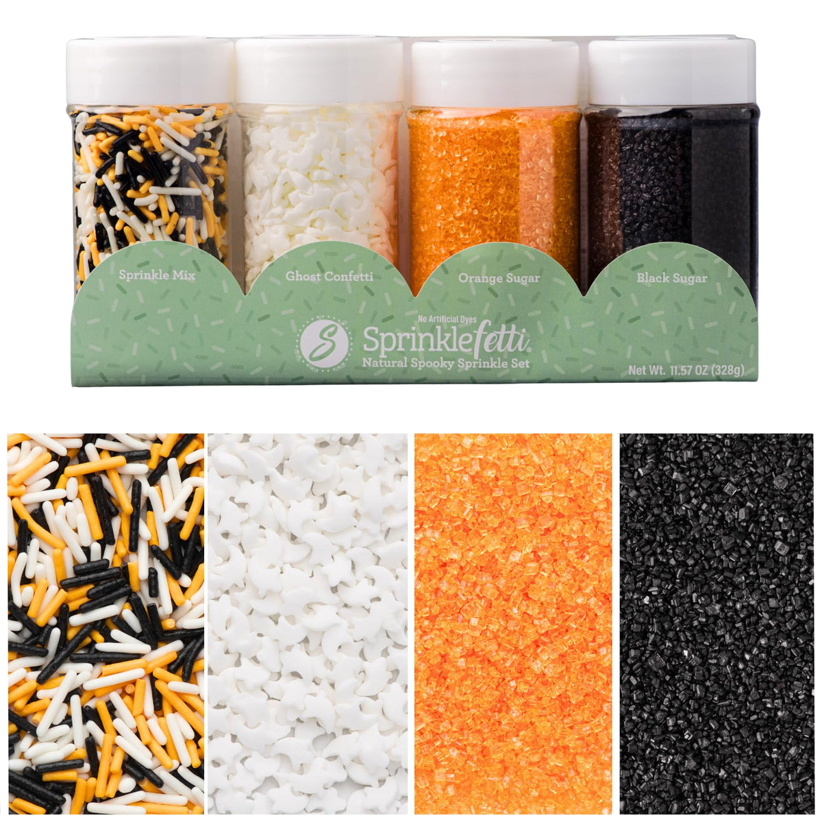 Sweets Indeed Dye Free Sprinkles, Edible Sprinkle Mix, Perfect for Cake Decorations, Baking, Ice Cream, Cookies, Cupcake Topper For Birthday (Toil)