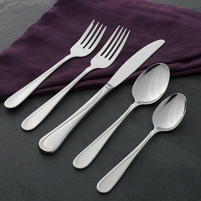 Oneida Flight Dinner Knives Silverware Set for 6, Flatware