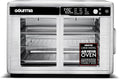 Gourmia French Door Air Fryer Oven - 37 Qt Large Capacity Convection Toaster Oven, FryForce 360°, Digital Display, 12 Cooking Presets, Dehydrate, Fits 13” Pizza, Dishwasher-Safe, Stainless Steel