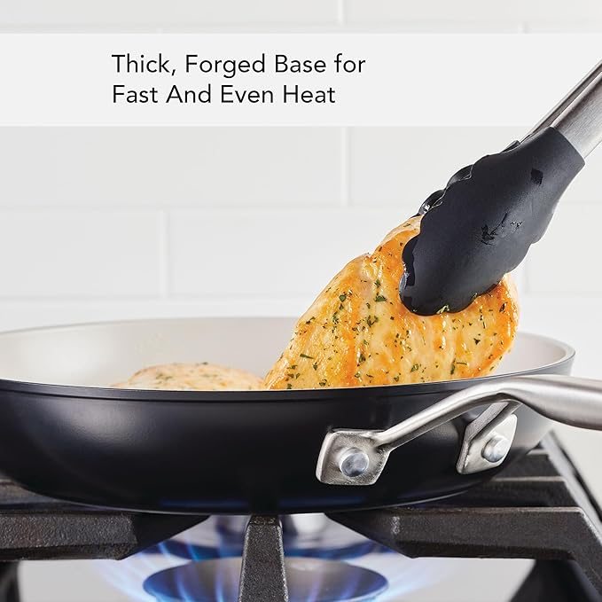 KitchenAid Hard-Anodized Ceramic Nonstick Frying Pan, 10-Inch