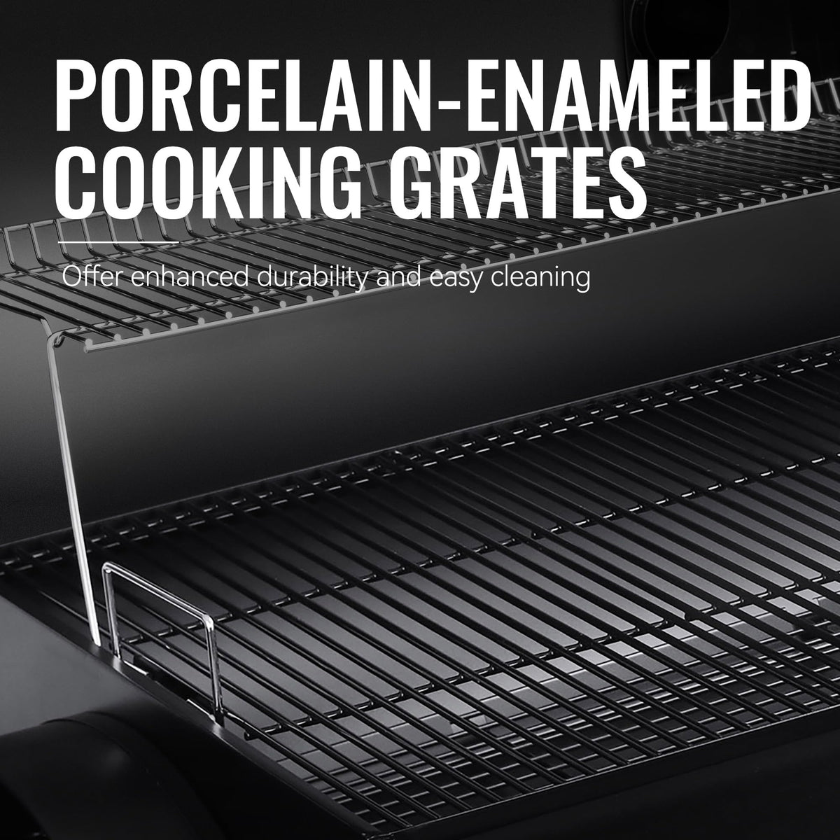 Royal Gourmet CC2036F Barrel Charcoal Grill with Offset Smoker, Outdoor BBQ Grill with 1200 Sq. In. Grilling Area for Large Event Gathering, Black