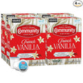 Community Coffee French Vanilla Flavored 96 Count Keurig K-Cup Coffee Pods, Medium Roast, 24 Count (Pack of 4)