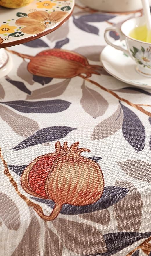 patdrea Vintage French Linen Tablecloth,Square,67"x67"