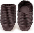 qiqee 300 Count Jumbo Cupcake Liners Coffee Muffin Liners Food Grade Jumbo Size Baking Cups Paper No Smells（Large Size）
