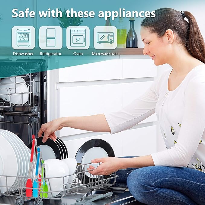 7/9/12 Inch Kitchen Tongs Set of 3, Cooking Tongs with Silicone Tips