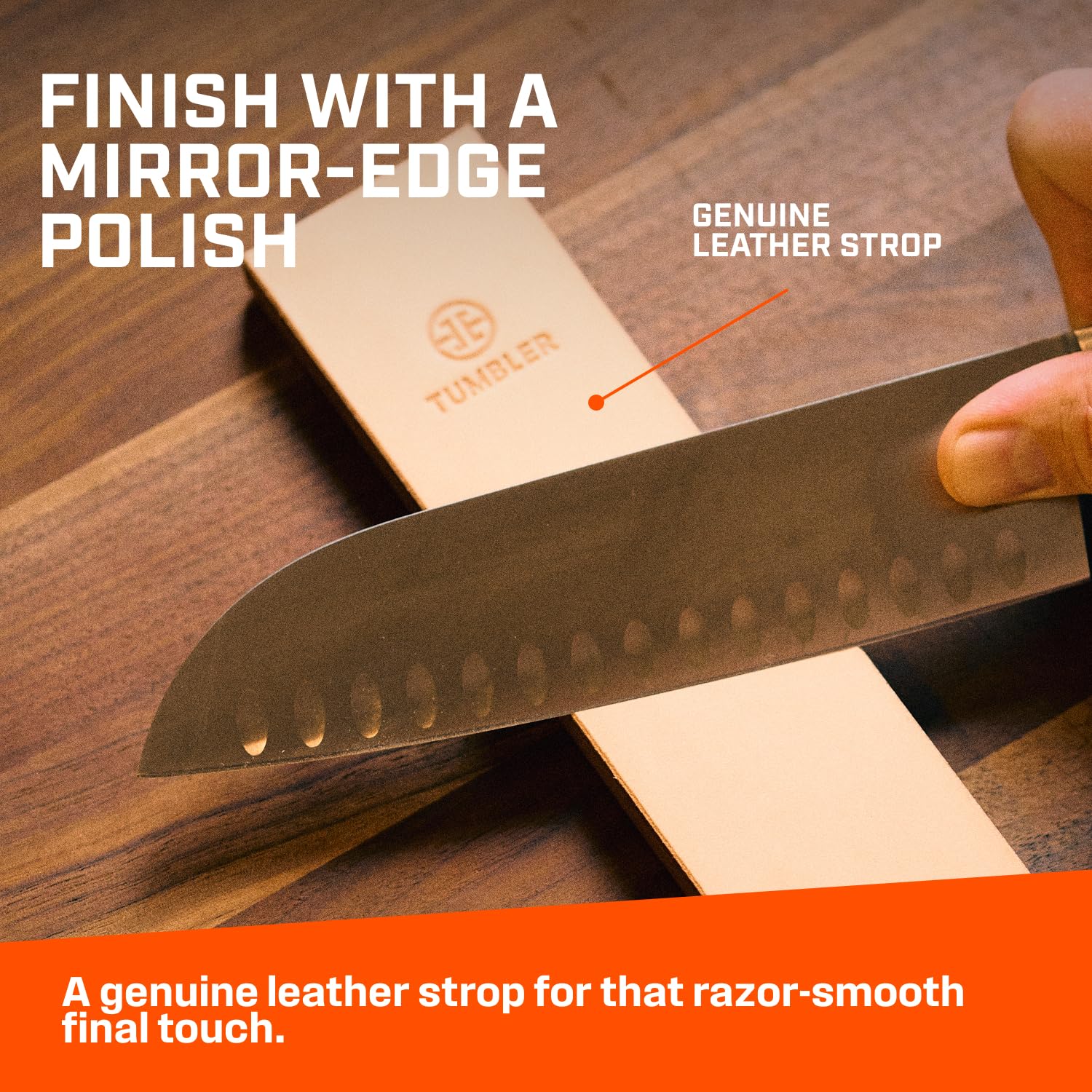 Tumbler Rolling Knife Sharpener Starter Set - Knife Sharpening Made Easy - Complete Gift Set